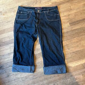 Angels Jeans capri rolled size 22